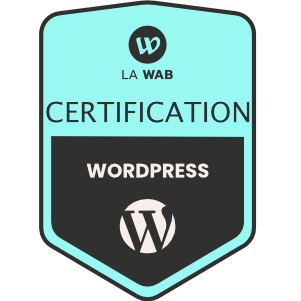 Badge de Certification WordPress
