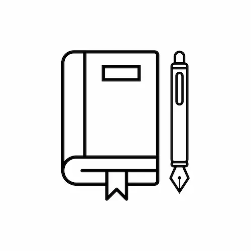 Pictogramme service de rédaction scientifique