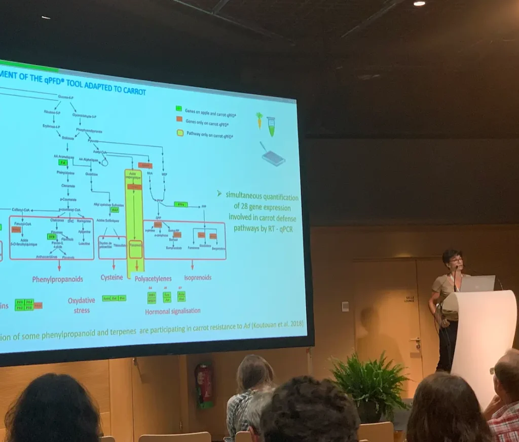 Séminaire scientifique avec la rédactrice freelance, Valérie Michel, qui présente ses travaux de recherche
